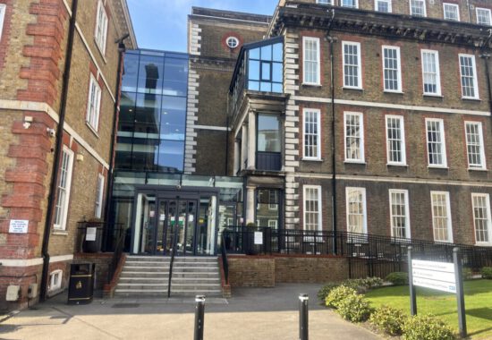 Image of the entrance of the St John's Wood medical practice
